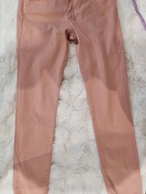AG Adriano Goldschmied The Prima Blush Pink Jeans Size 28 Cigarette Leg Mid Rise